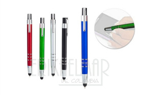 boligrafo metalizado y stylus