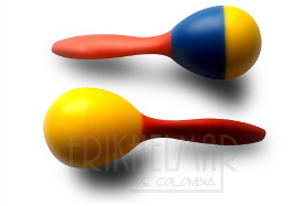 Maracas Promocionales navideños